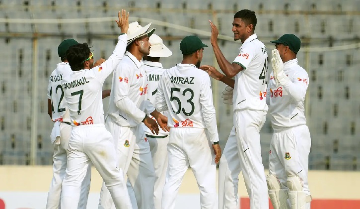 নাহিদ রানার আগুনঝরা বোলিংয়ে পাকিস্তানের বিপক্ষে টেস্ট জয় টাইগারদের