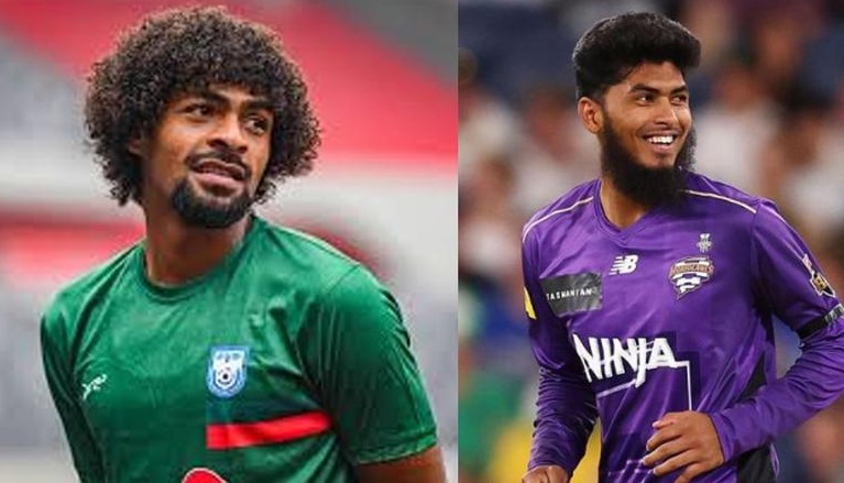 বর্ষসেরা ক্রীড়াবিদ ফুটবলার হামজা, ক্রিকেটার রিশাদ