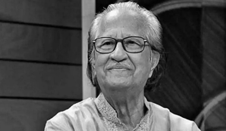 শহীদ মিনারে বরেণ্য চিত্রশিল্পী মুস্তাফা মনোয়ারকে শেষ শ্রদ্ধা