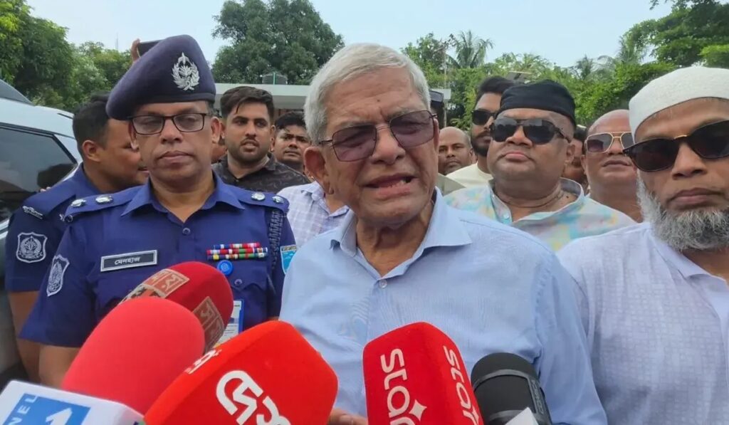 জামায়াত গণতান্ত্রিক দল কি না, প্রশ্ন ফখরুলের