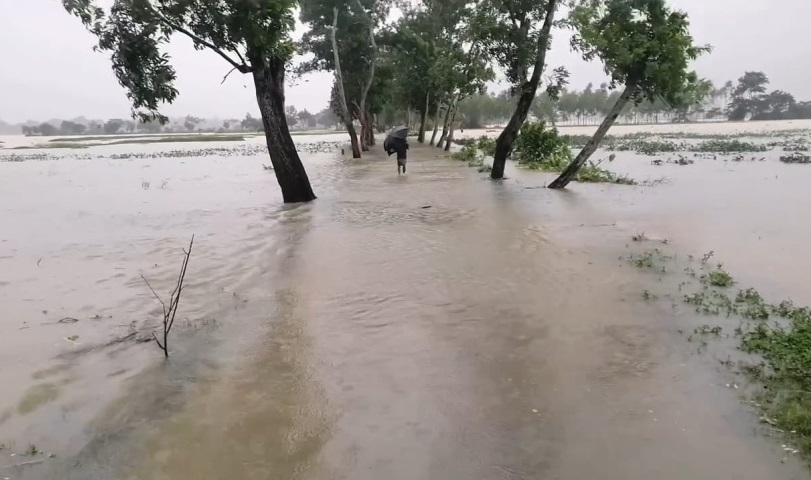 মৌলভীবাজারে বিপৎসীমার ওপরে মনু ও ধলাই নদীর পানি