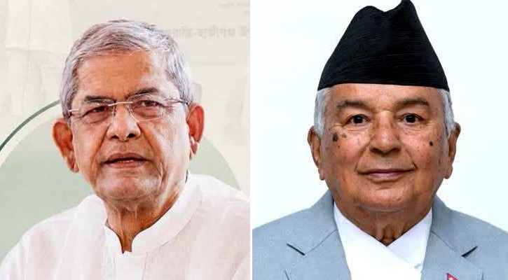 রাষ্ট্রপতি মির্জা ফখরুলকে নেপালের রাষ্ট্রপতির অভিনন্দন
