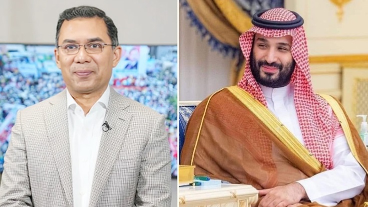 প্রধানমন্ত্রীকে সৌদি সফরের আমন্ত্রণ জানালেন ক্রাউন প্রিন্স সালমান