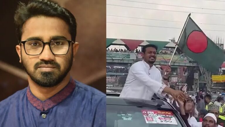 আ.লীগ নেতার প্রাডো গাড়িতে লংমার্চে গেছেন পাটওয়ারী: রাশেদ খাঁন