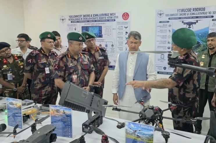 সীমান্ত নিরাপত্তা বাড়াতে সিলেটে উদ্বোধন হলো ‘ড্রোন ওয়ারফেয়ার’ স্কুল